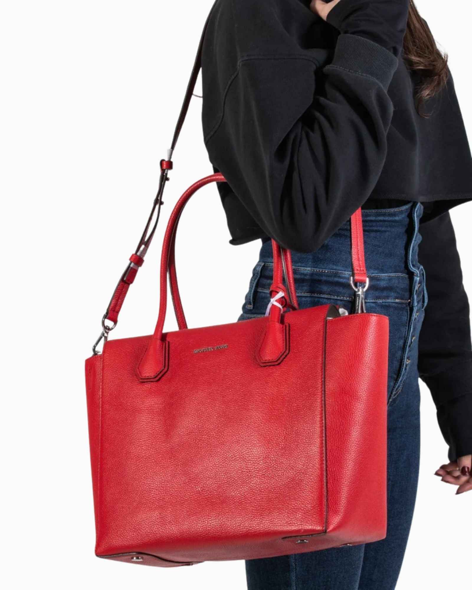 Michael Kors Borsa Da Spalla 30H6SM9S3L - SanShopLuxury - -50%, 2018, Autunno/Inverno, Beige, Borsa Da Spalla, Continuativo, Donna, FW18, Michael Kors, Outlet, Primavera/Estate, Rosso, Tracolla, Unica, Valigeria