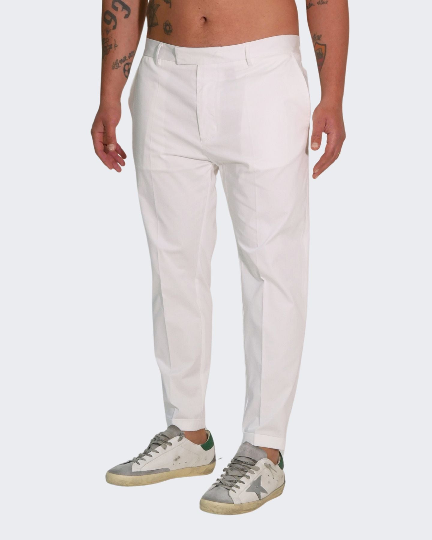 Chiodi Milano Pantalone SS24-0097-BIANCO