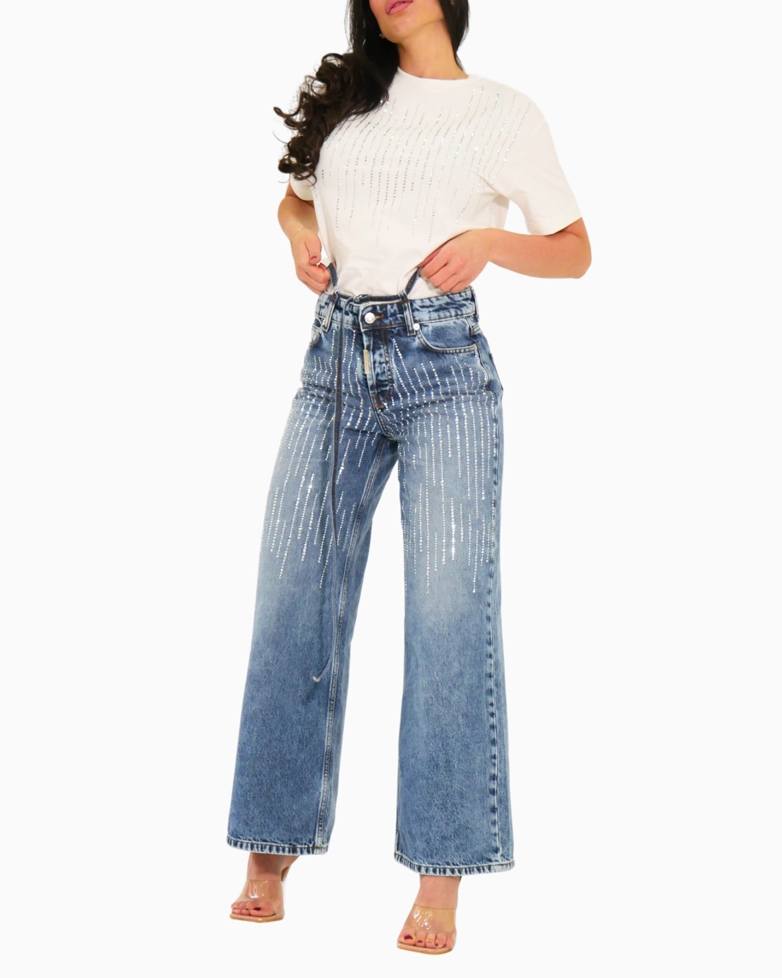 Donotconform Jeans W-BAGGY40 - SanShopLuxury - 2025, 40, 42, 44, 46, 48, Abbigliamento, Blu, Donna, Donotconform, Idoneo, Jeans, New, Primavera/Estate, SS25