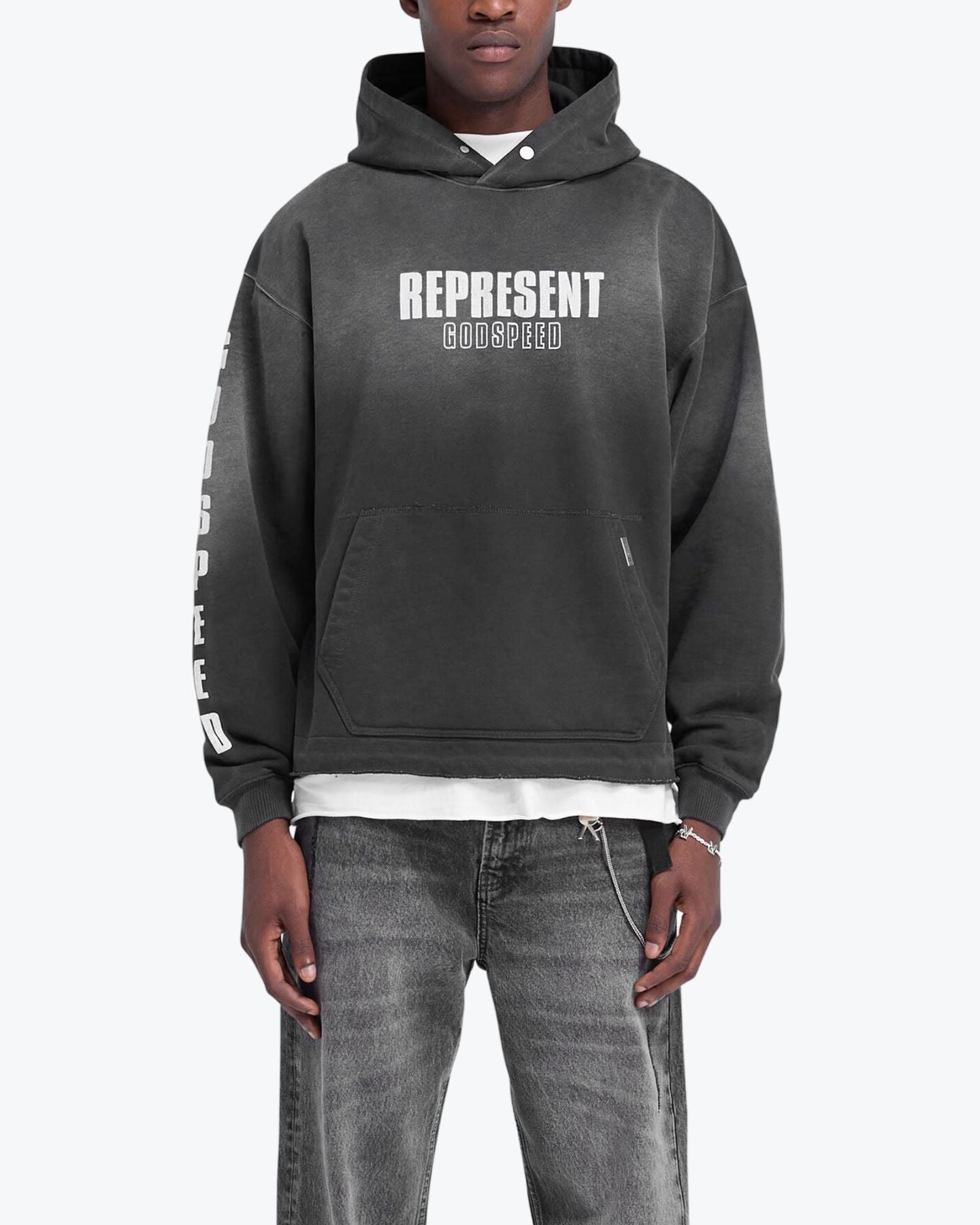 Represent Felpa MLM4226 210 - SanShopLuxury - 2024, Abbigliamento, Autunno/Inverno, Continuativo, Felpa, FW24, Idoneo, L, M, Nero, Outlet, Primavera/Estate, Represent, S, Uomo, XL, XXL