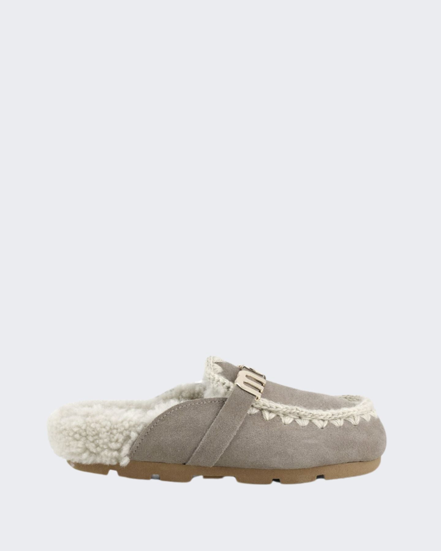 Inverno, Calzature, Donna, FW25, Grigio, Idoneo, Mou, New, Slipper