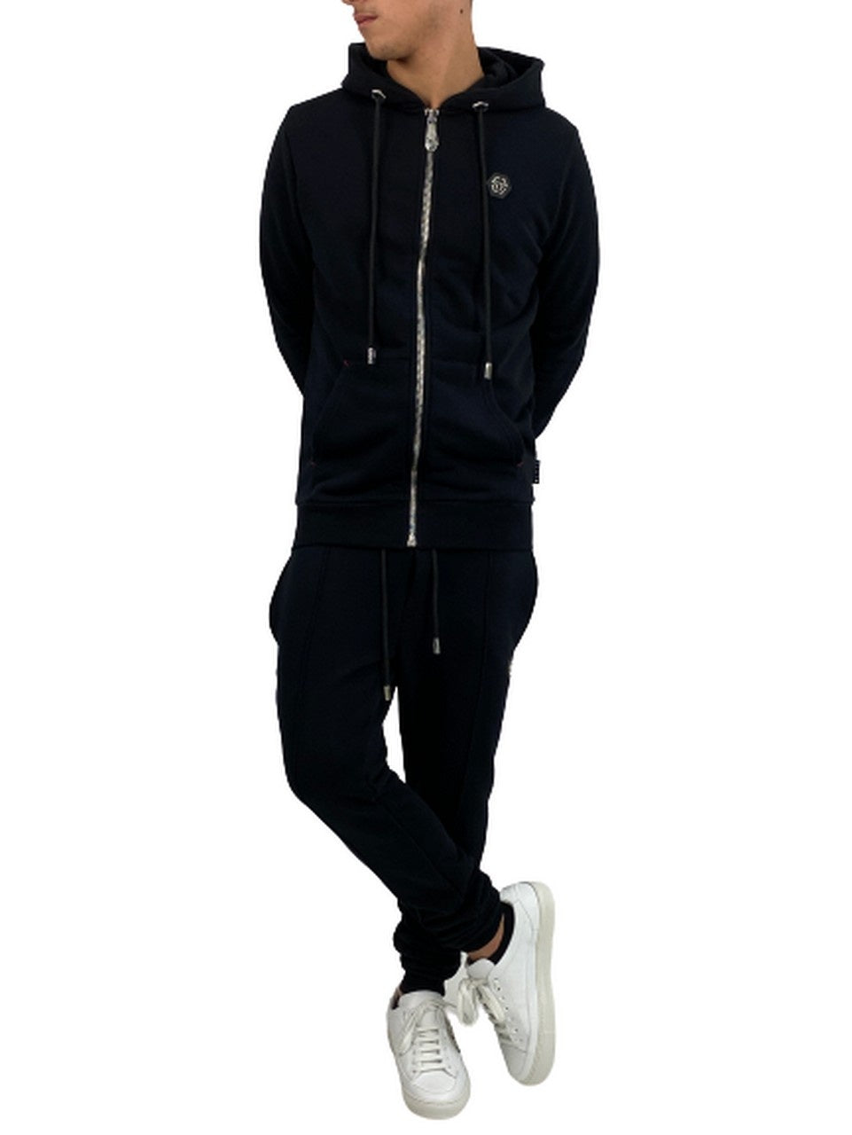 Philipp Plein Pantatuta CMJT1747/PJO002N02 - SanShopLuxury - -50%, 2020, Abbigliamento, Autunno/Inverno, FW20, M, Nero, Outlet, Pantatuta, Philipp Plein, S, Ultimo, Uomo