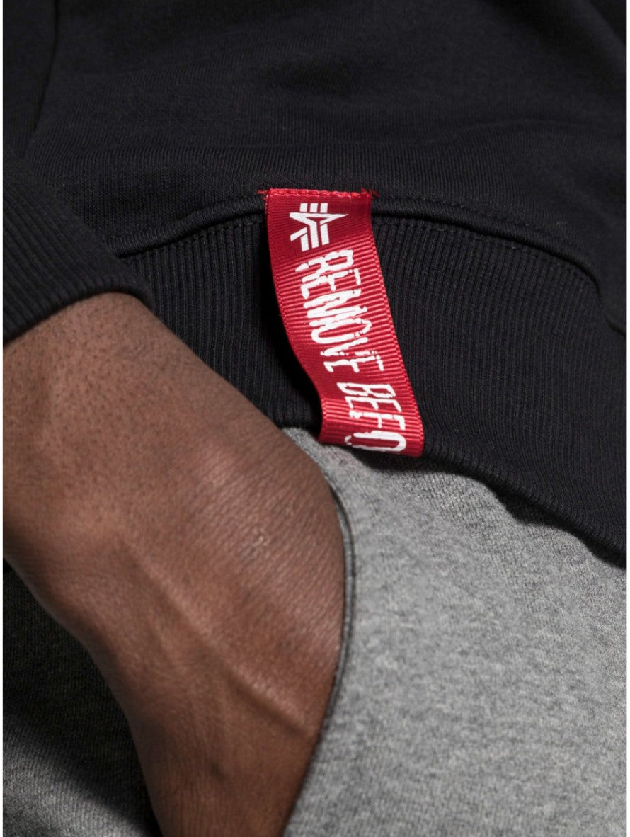 Alpha Industries Felpa 188307 - SanShopLuxury - 2021, Abbigliamento, Alpha Industries, Autunno/Inverno, Carry Over, Felpa, Idoneo, M, Nero, New, S, Uomo, XL