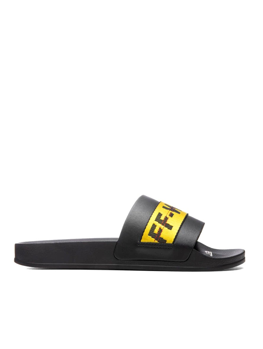 Off-White Sandali OMIC001C99MAT001 - SanShopLuxury - 39, 40, 41, 42, 43, 44, 45, Autunno/Inverno, Beachwear, Calzature, Carry Over, Continuativo, Idoneo, Nero, New, Off-White, Primavera/Estate, Sandali, Ultimo, Uomo