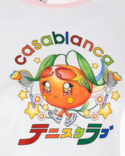 Casablanca T-Shirt WAW25JTS049/01 - SanShopLuxury - 2025, Abbigliamento, Autunno/Inverno, Bianco, Casablanca, Donna, FW25, Idoneo, L, M, New, S, T-Shirt