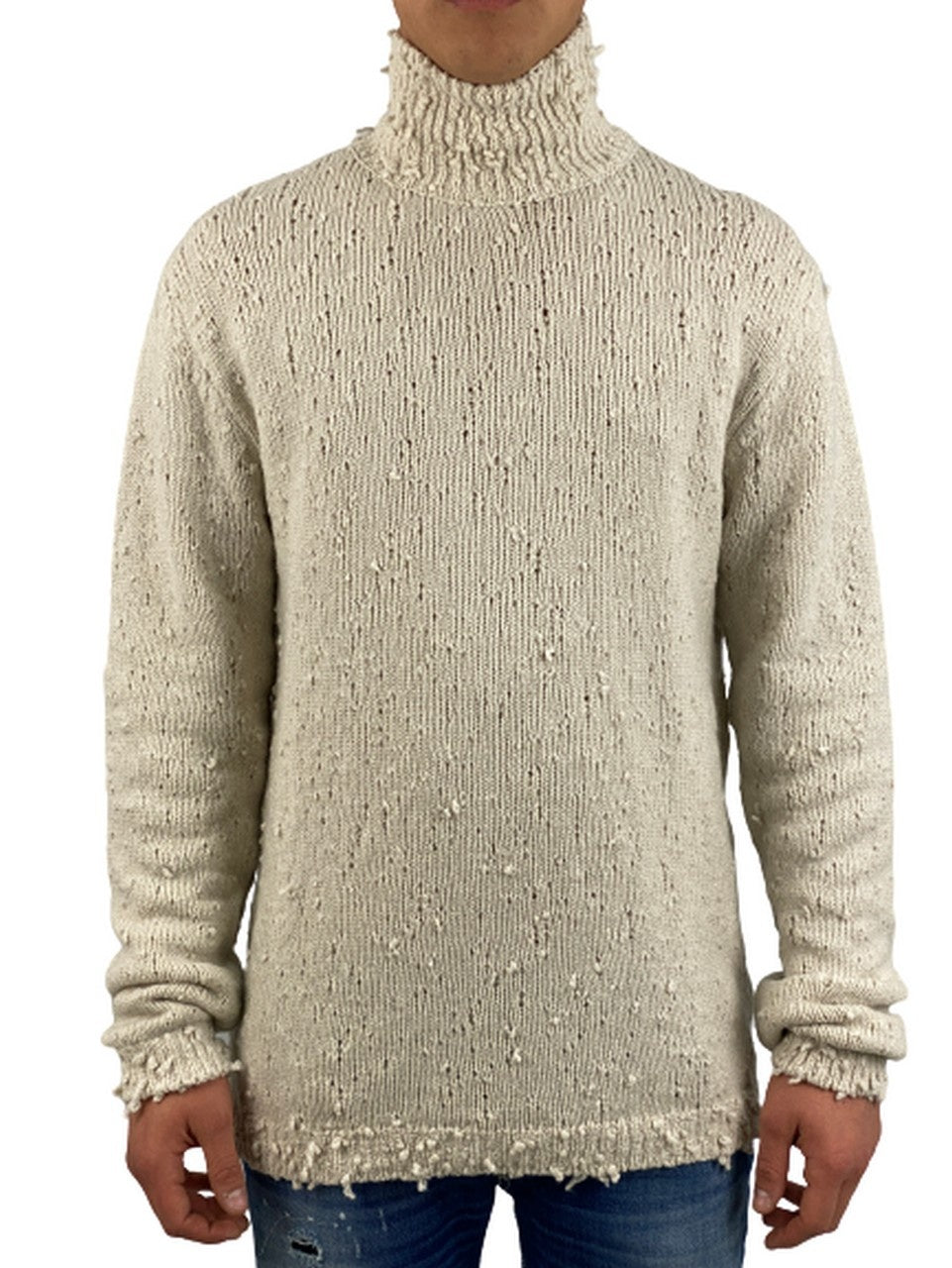 Dik Tat Maglieria DK87302 - SanShopLuxury - -50%, 2020, Abbigliamento, Autunno/Inverno, Beige, Dik Tat, FW20, L, M, Maglieria, Nero, Outlet, S, Uomo, XL, XXL