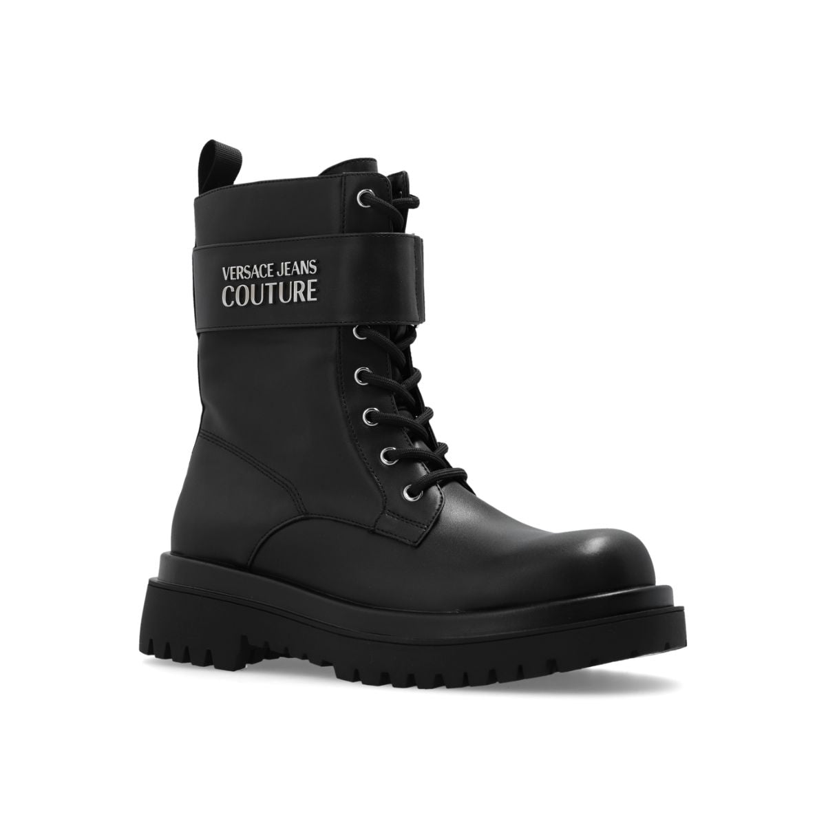 Inverno, Calzature, Donna, FW23, Idoneo, Nero, Outlet, Stringate, Versace Jeans Couture