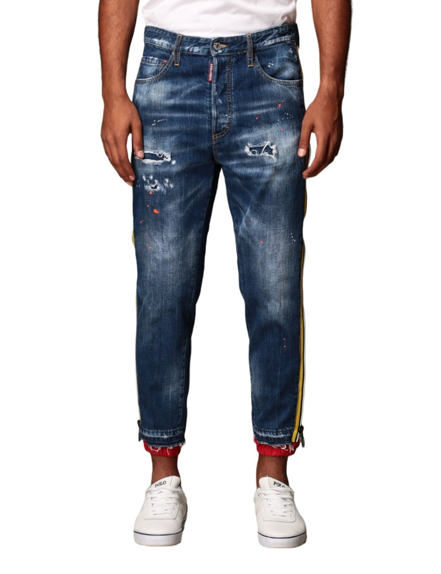 Inverno, Blu, Dsquared2, FW20, Jeans, Outlet, Ultimo, Uomo