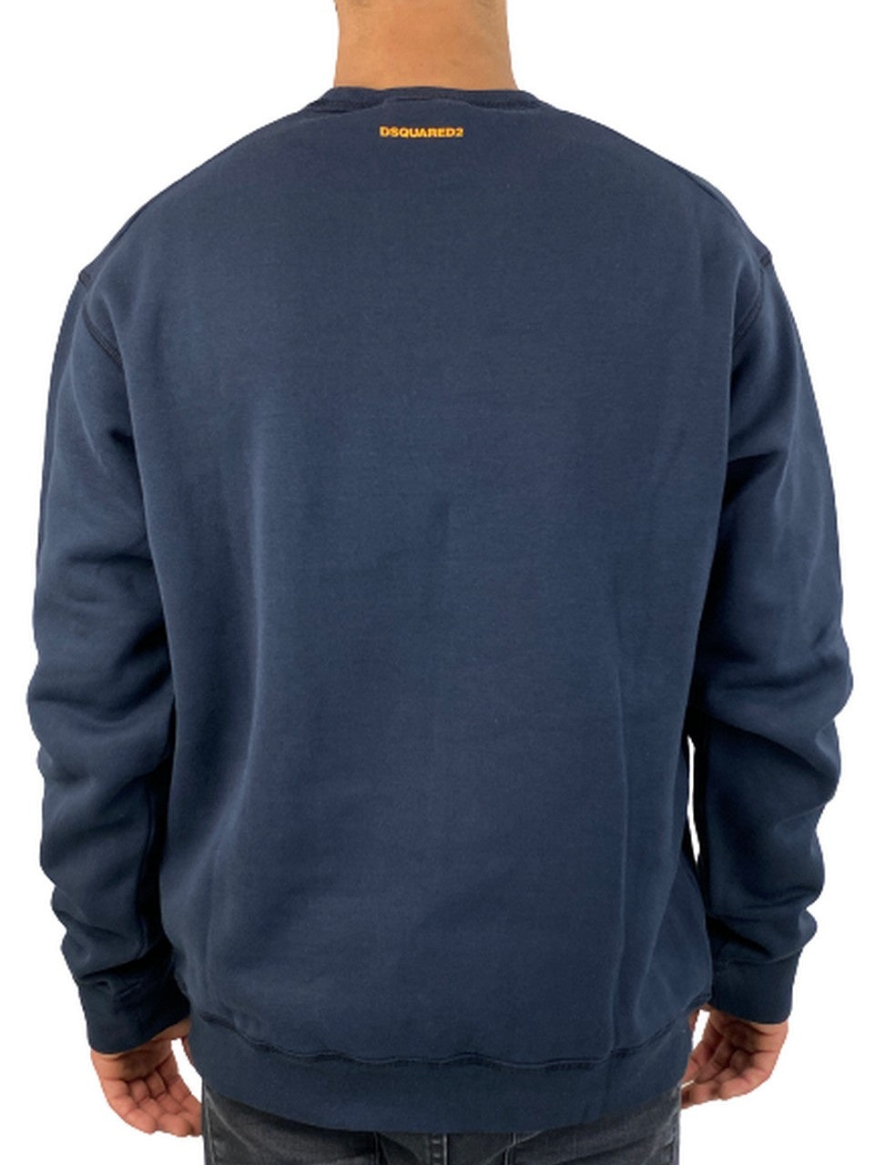 Dsquared2 Felpa S74GU0281 - SanShopLuxury - -50%, 2018, Abbigliamento, Autunno/Inverno, Blu, Dsquared2, Felpa, FW18, Outlet, S, Ultimo, Uomo