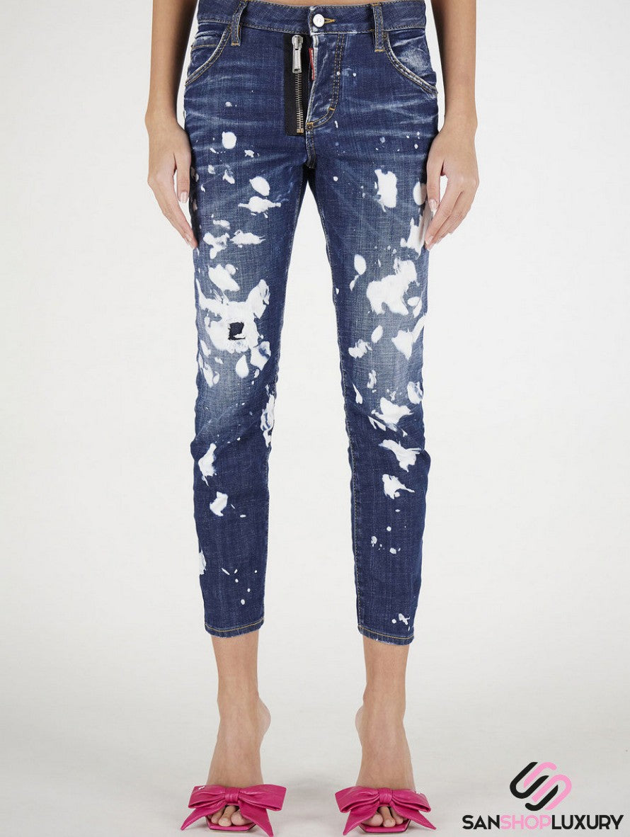 Dsquared2 Jeans S75LB0525 S30342 470 - SanShopLuxury - -50%, 2021, 40, 42, 44, 46, Abbigliamento, Autunno/Inverno, Blu, Donna, Dsquared2, FW21, Jeans, Outlet