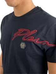 Philipp Plein T-Shirt CMTK4648/PJY002N01 - SanShopLuxury - -50%, 2020, Abbigliamento, Autunno/Inverno, Bianco, FW20, L, M, Nero, Outlet, Philipp Plein, Rosso, S, T-Shirt, Uomo, XL, XXL