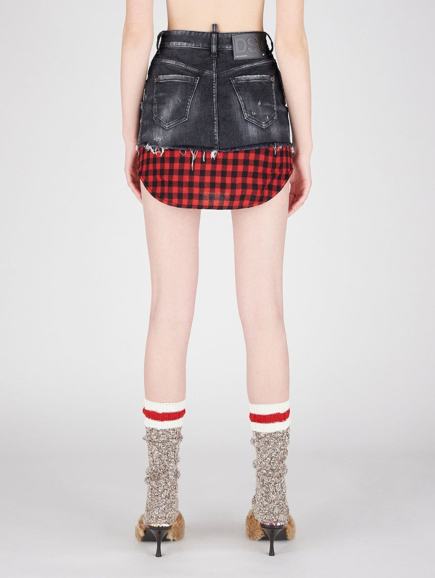 Dsquared2 Gonna S75MA0841/S30503900 - SanShopLuxury - 2022, 38, 42, 44, 46, Abbigliamento, Autunno/Inverno, Donna, Dsquared2, FW22, Gonna, Idoneo, Nero, Outlet