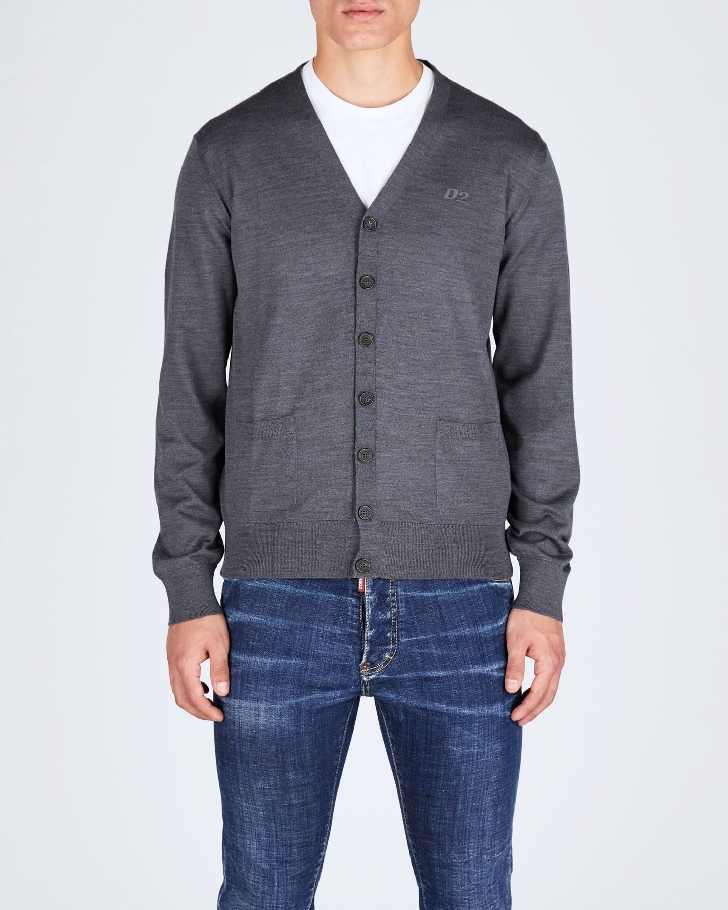 Dsquared2 Maglieria S74HA1404/S18310859 - SanShopLuxury - 2024, Abbigliamento, Cardigan, Dsquared2, Grigio, Idoneo, L, M, Maglieria, Outlet, Primavera/Estate, S, SS24, Uomo, XL, XXL