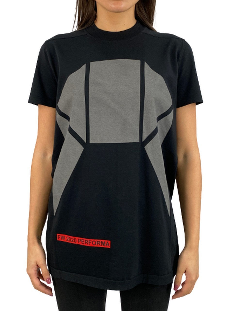 Rick Owens Drkshdw T-Shirt DS20F1205/RNEP509178 - SanShopLuxury - -50%, 2020, Abbigliamento, Autunno/Inverno, Donna, FW20, L, M, Nero, Outlet, Rick Owens Drkshdw, S, T-Shirt, XL