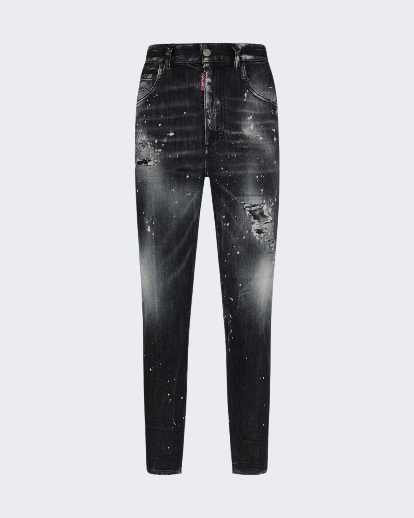 Dsquared2 Jeans S72LB0738 900 - SanShopLuxury - 2024, 36, 38, 40, 42, Abbigliamento, Autunno/Inverno, Continuativo, Donna, Dsquared2, Idoneo, Jeans, Nero, Outlet, Primavera/Estate, SS24, Ultimo