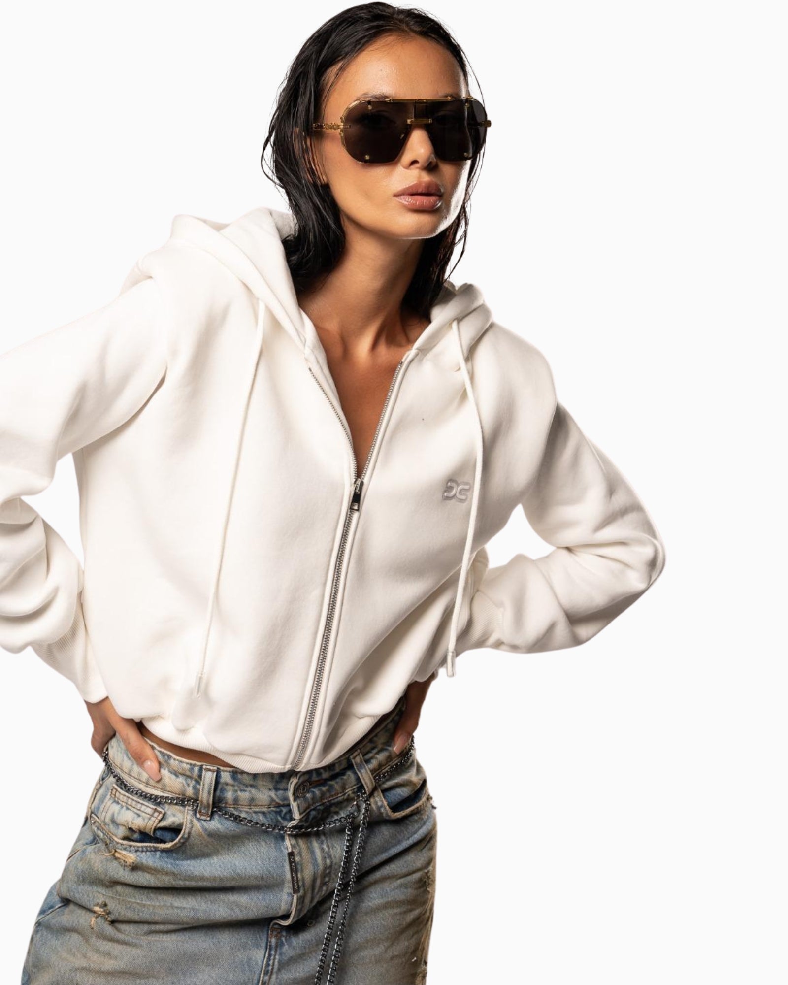 Donotconform Felpa WSWEAT410-BIANCO