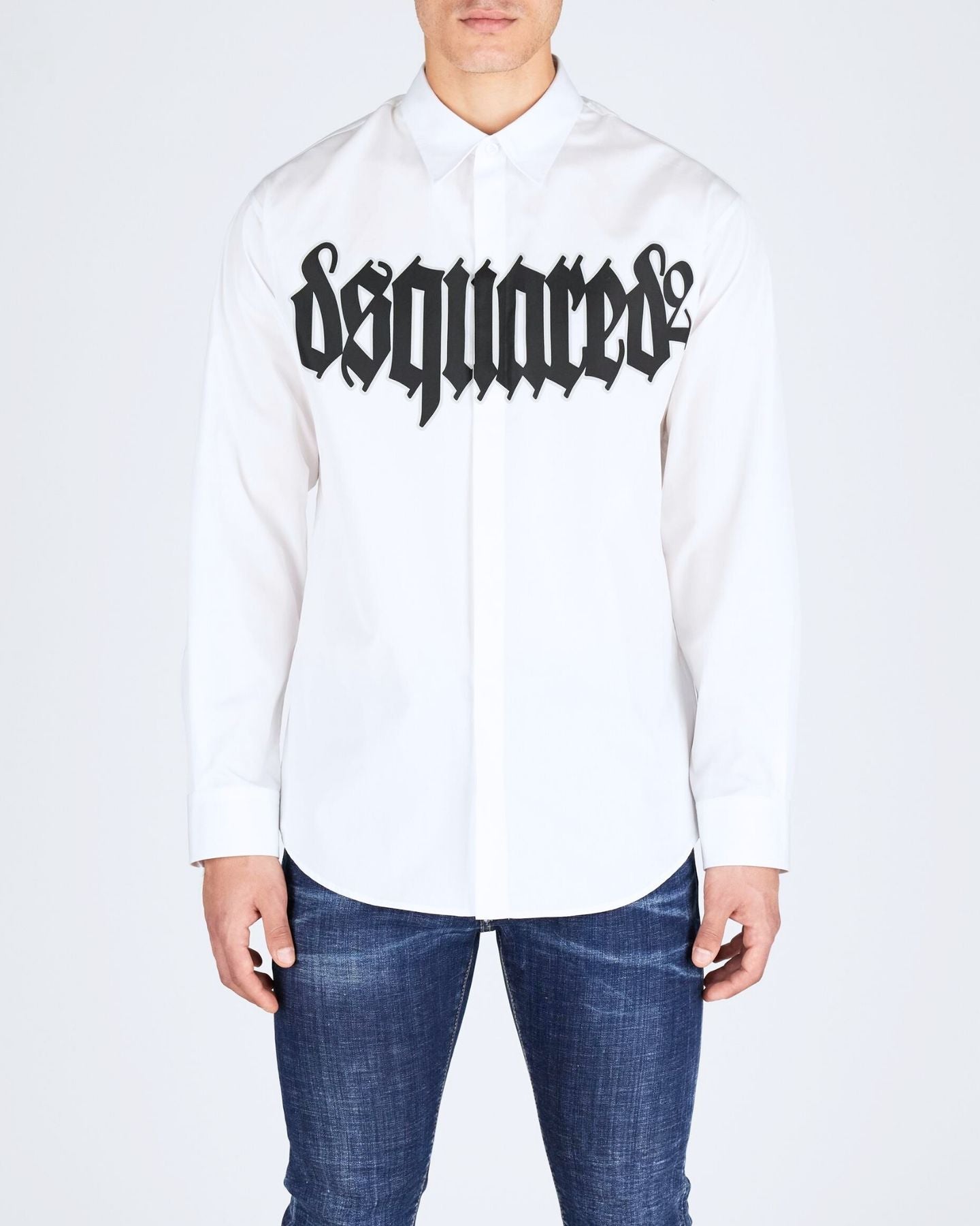 Dsquared2 Camicia S74DM0809/S36275100 - SanShopLuxury - 2024, 46, 48, 50, 52, 54, Abbigliamento, Bianco, Bianco-Nero, Camicia, Dsquared2, Idoneo, Outlet, Primavera/Estate, SS24, Ultimo, Uomo