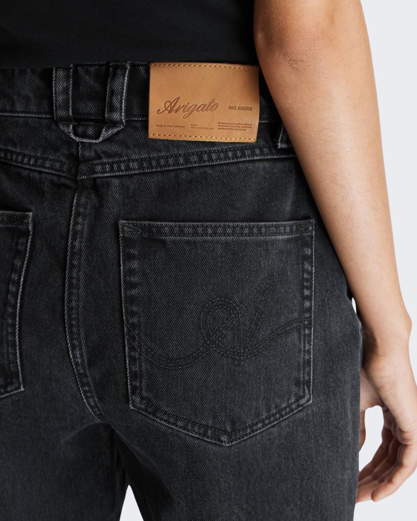 Axel Arigato Jeans A0907004 - SanShopLuxury - 2024, 38, 39, 40, 41, 42, 44, Abbigliamento, Autunno/Inverno, Axel Arigato, Continuativo, Donna, FW24, Idoneo, Jeans, Nero, Outlet, Primavera/Estate