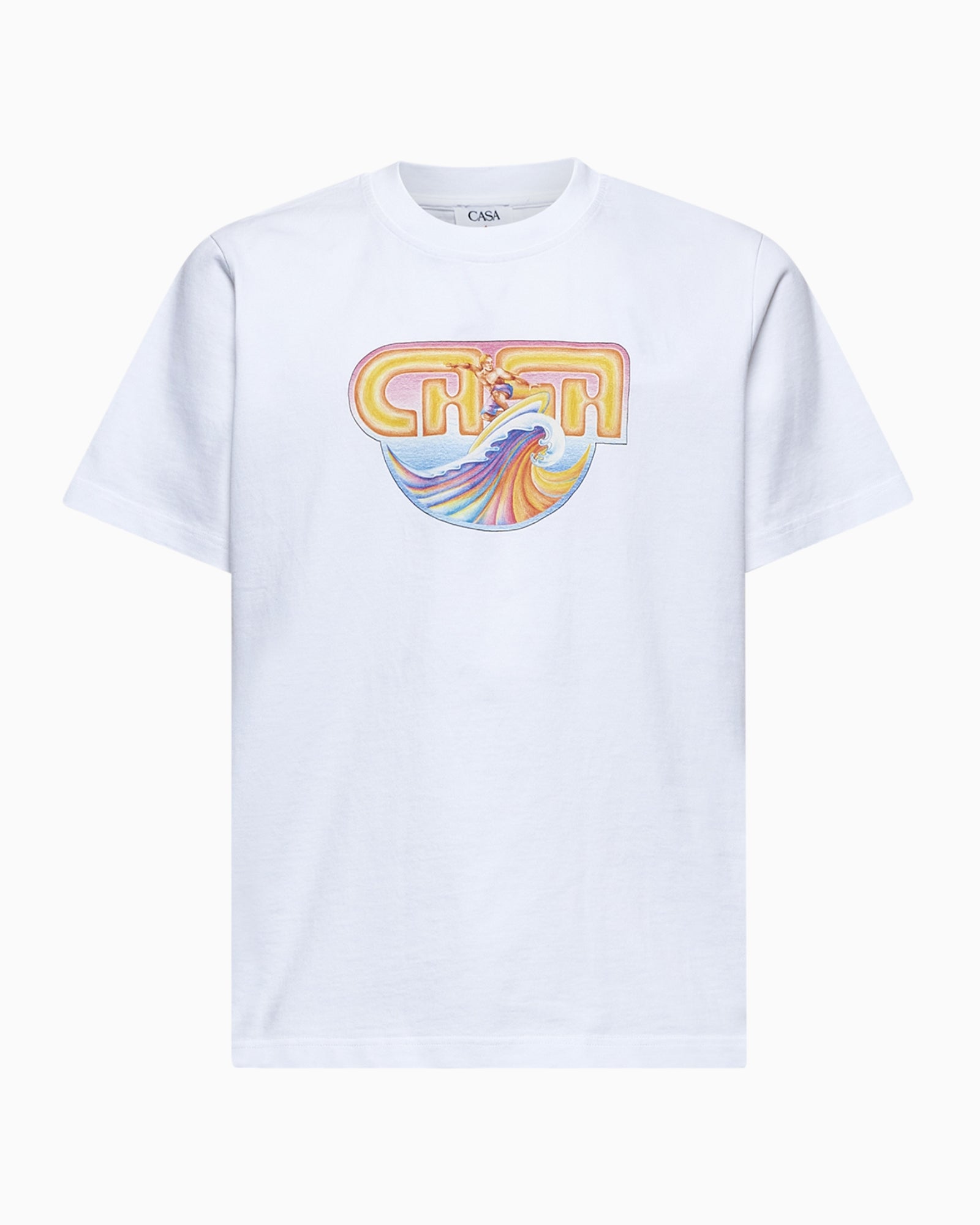 Casablanca T-Shirt MS25JTS00105 - SanShopLuxury - 2025, Abbigliamento, Autunno/Inverno, Bianco, Casablanca, Continuativo, Idoneo, L, M, New, Primavera/Estate, S, SS25, T-Shirt, Uomo, XL, XXL