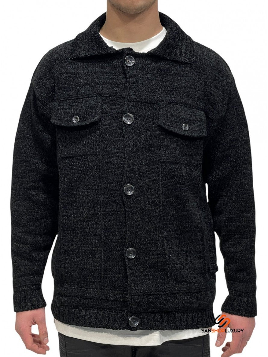 Donotconform Maglieria DN511C-N - SanShopLuxury - -50%, 2021, Abbigliamento, Autunno/Inverno, Donotconform, FW21, Maglieria, Nero, Outlet, S, Uomo, XXL