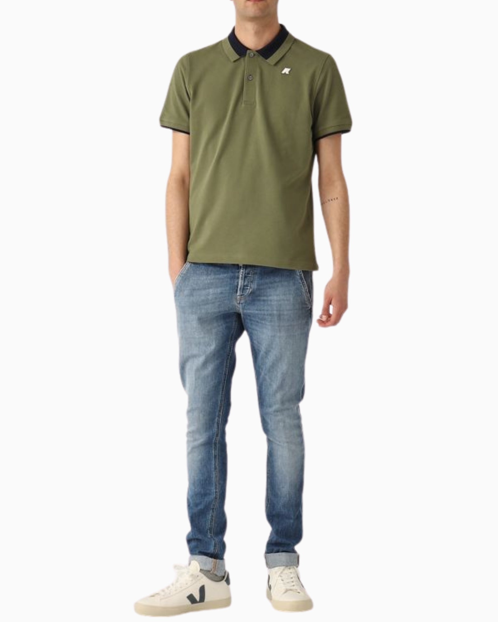 K-Way T-Shirt Polo K1125FW V15 - SanShopLuxury - 2025, Abbigliamento, Idoneo, K-Way, L, M, New, Primavera/Estate, S, SS25, T-Shirt Polo, Uomo, Verde, XL, XXL, XXXL