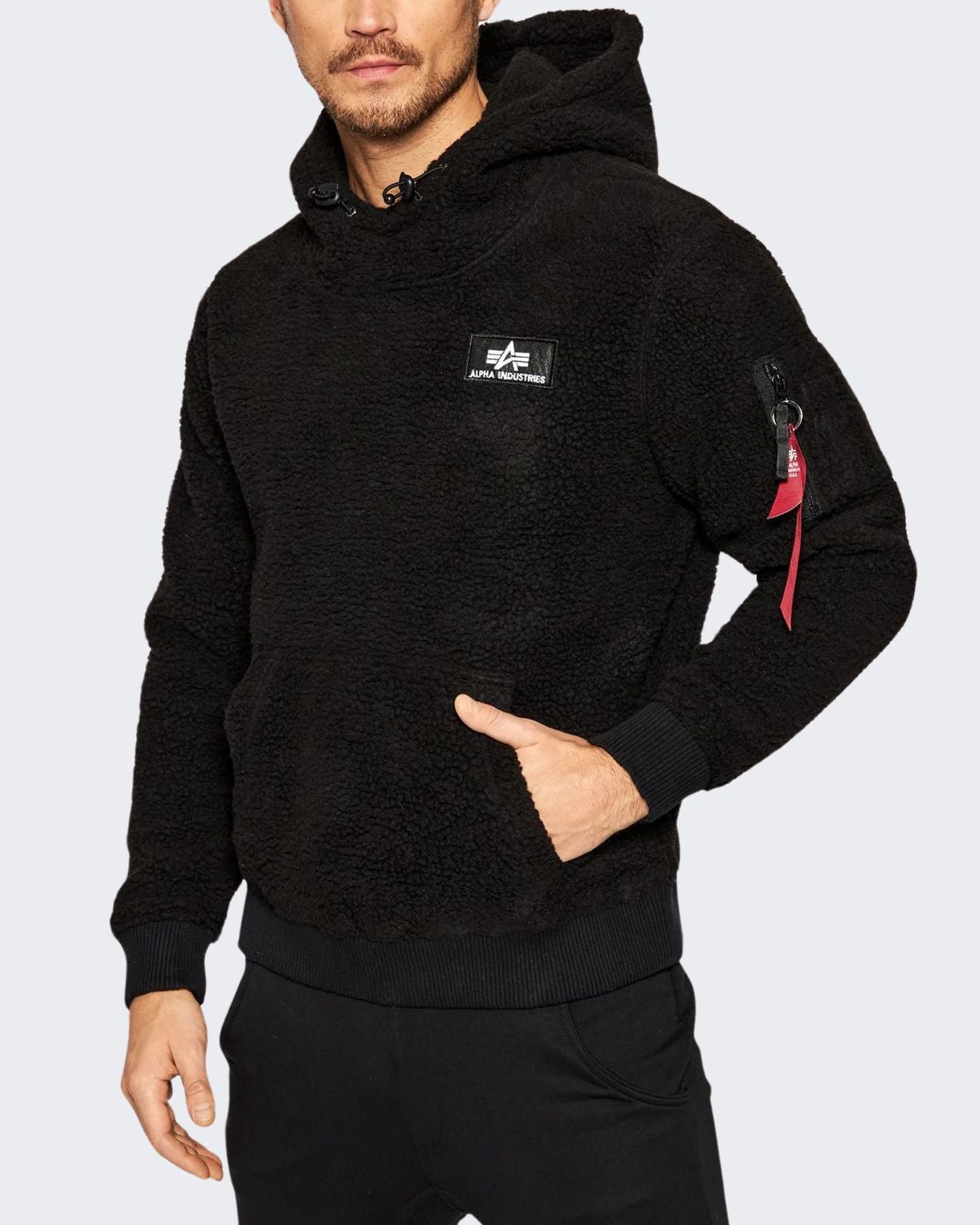 Inverno, Bianco, Carry Over, Felpa, Idoneo, L, M, Nero, New, Uomo, XL, XXL