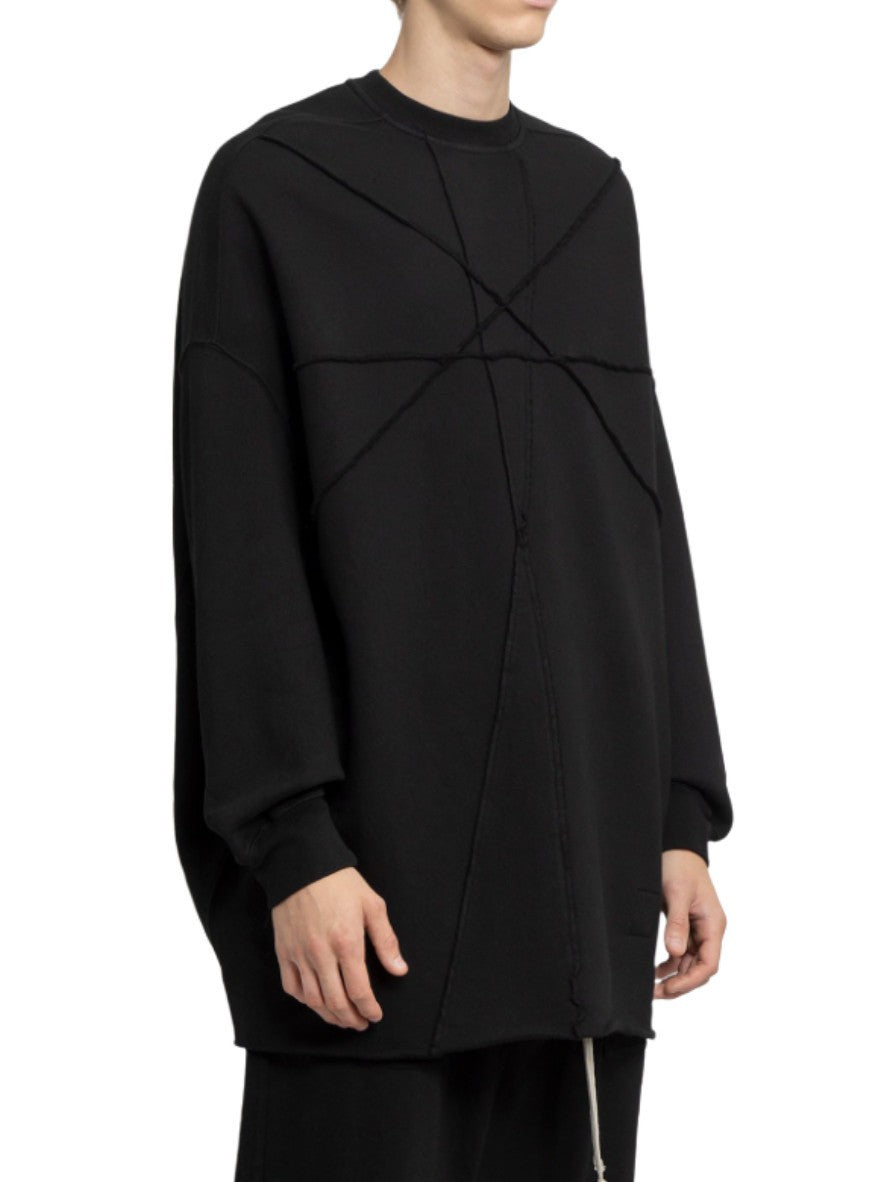 Rick Owens Drkshdw Felpa DU02A3566 FEM3 09 - SanShopLuxury - -50%, 2021, Abbigliamento, Autunno/Inverno, Felpa, FW21, Girocollo, Nero, Outlet, Rick Owens Drkshdw, Ultimo, Unica, Uomo