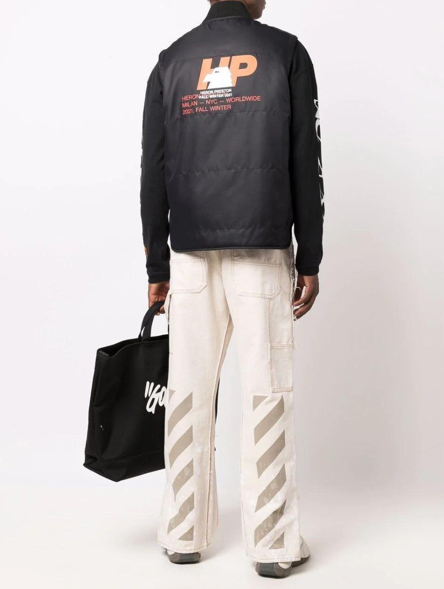 Heron Preston Giubbino HMEA069F21FAB0011022 - SanShopLuxury - -50%, 2021, Abbigliamento, Autunno/Inverno, FW21, Giubbino, Heron Preston, L, M, Nero, Outlet, Smanicato, Uomo, XL