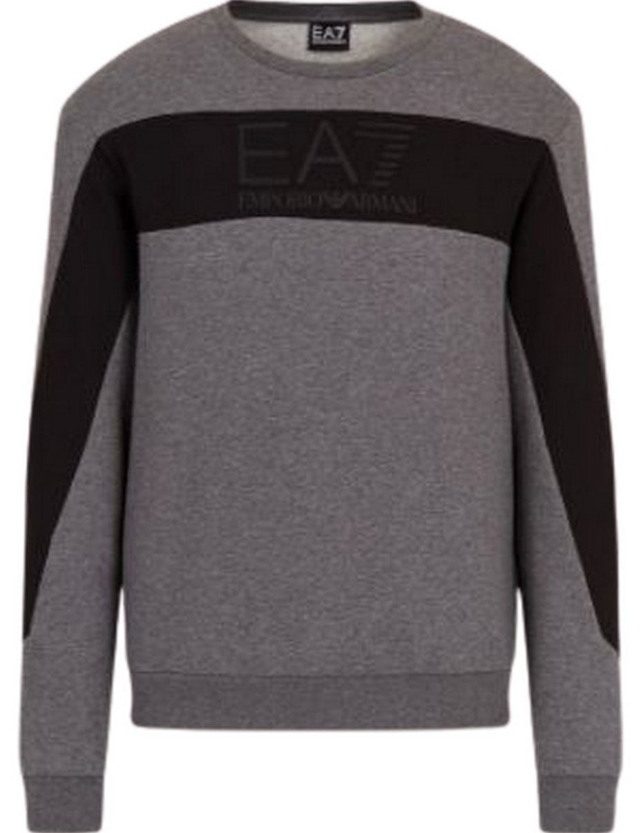 Inverno, Ea7 Emporio Armani, Felpa, FW20, Grigio, Outlet, Ultimo, Uomo, XXL