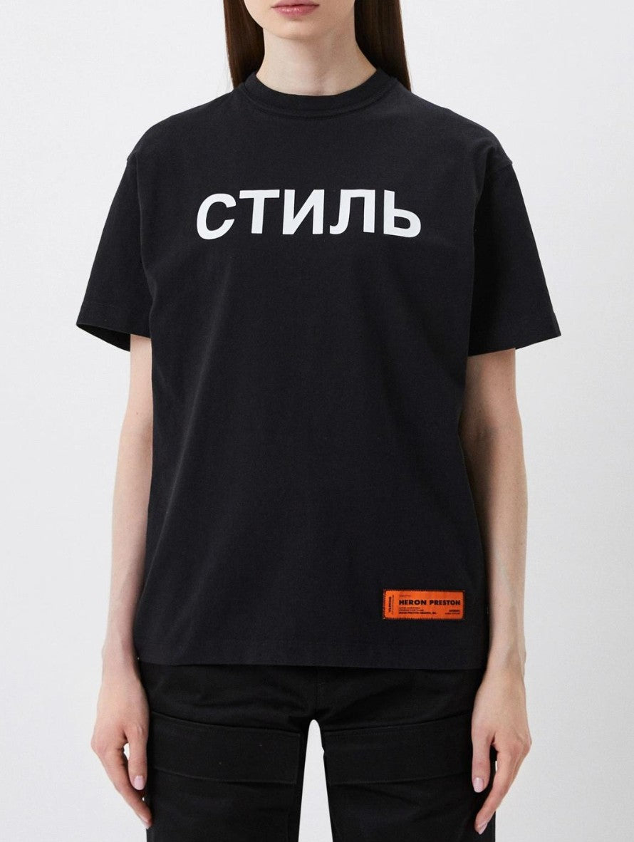 Heron Preston T-Shirt HWAA024C99JER002 1001 - SanShopLuxury - Abbigliamento, Autunno/Inverno, Carry Over, Continuativo, Donna, Heron Preston, Idoneo, L, Nero, New, Primavera/Estate, T-Shirt, Ultimo