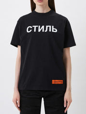 Heron Preston T-Shirt HWAA024C99JER002 1001 - SanShopLuxury - Abbigliamento, Autunno/Inverno, Carry Over, Continuativo, Donna, Heron Preston, Idoneo, L, Nero, New, Primavera/Estate, T-Shirt, Ultimo