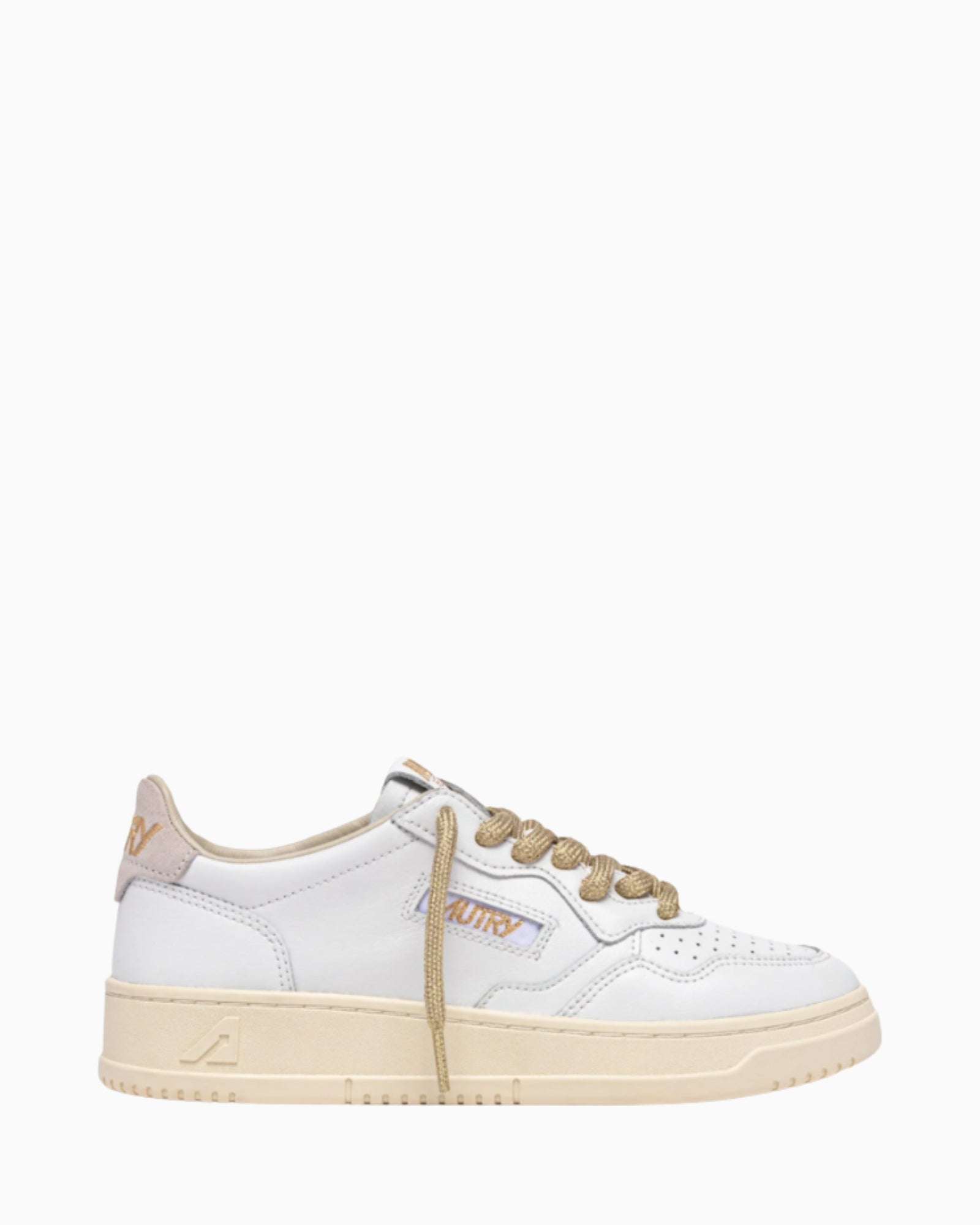 Autry Sneakers AULW-SW01 - SanShopLuxury - 2025, 36, 37, 38, 39, 40, Autry, Autunno/Inverno, Bianco-Oro, Calzature, Donna, FW25, New, Sneakers, Stellato
