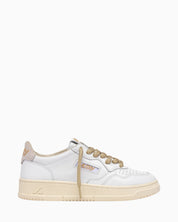 Autry Sneakers AULW-SW01 - SanShopLuxury - 2025, 36, 37, 38, 39, 40, Autry, Autunno/Inverno, Bianco-Oro, Calzature, Donna, FW25, New, Sneakers, Stellato