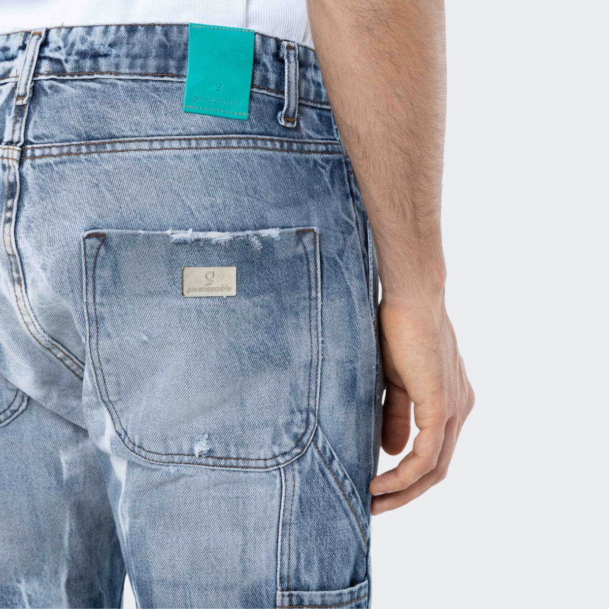 Gavensemble Jeans JEANS30 - SanShopLuxury - 2023, 54, Abbigliamento, Autunno/Inverno, Blu, Cargo, FW23, Gavensemble, Idoneo, Jeans, Outlet, Ultimo, Uomo