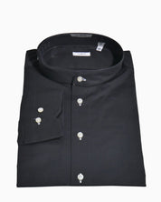 Sartoria Italiana Camicia 004COR04 - SanShopLuxury - 2019, 44, 45, Abbigliamento, Autunno/Inverno, Camicia, Carry Over, Continuativo, Idoneo, Nero, New, Primavera/Estate, Sartoria Italiana, Uomo