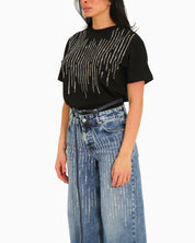 Donotconform T-Shirt W-TEE30-N - SanShopLuxury - 2025, Abbigliamento, Donna, Donotconform, Idoneo, L, M, Nero, New, Primavera/Estate, S, SS25, T-Shirt, XL, XS