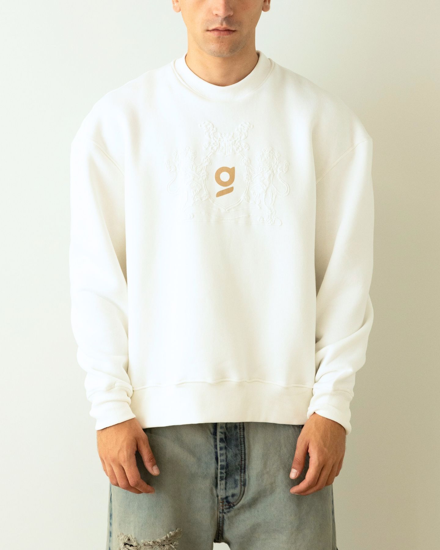 Gavensemble Felpa SWEAT110-B - SanShopLuxury - 2024, Abbigliamento, Autunno/Inverno, Bianco, Felpa, FW24, Gavensemble, Idoneo, L, M, Outlet, S, Uomo, XL, XXL