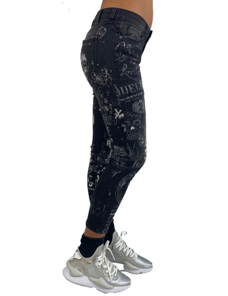 Inverno, Donna, Jeans, Nero, Outlet, SS19