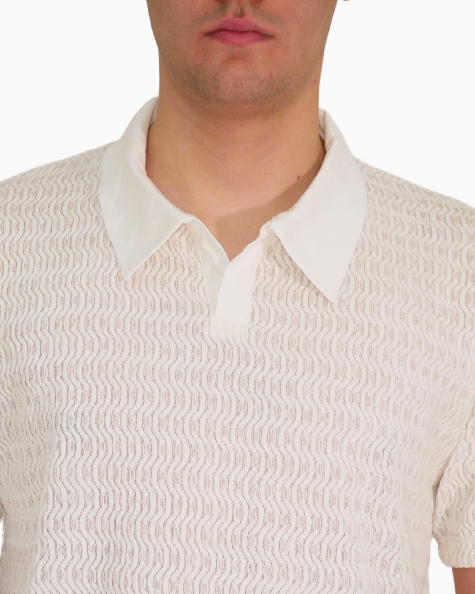 Brian Rush T-Shirt Polo FD203-MA330-PANNA
