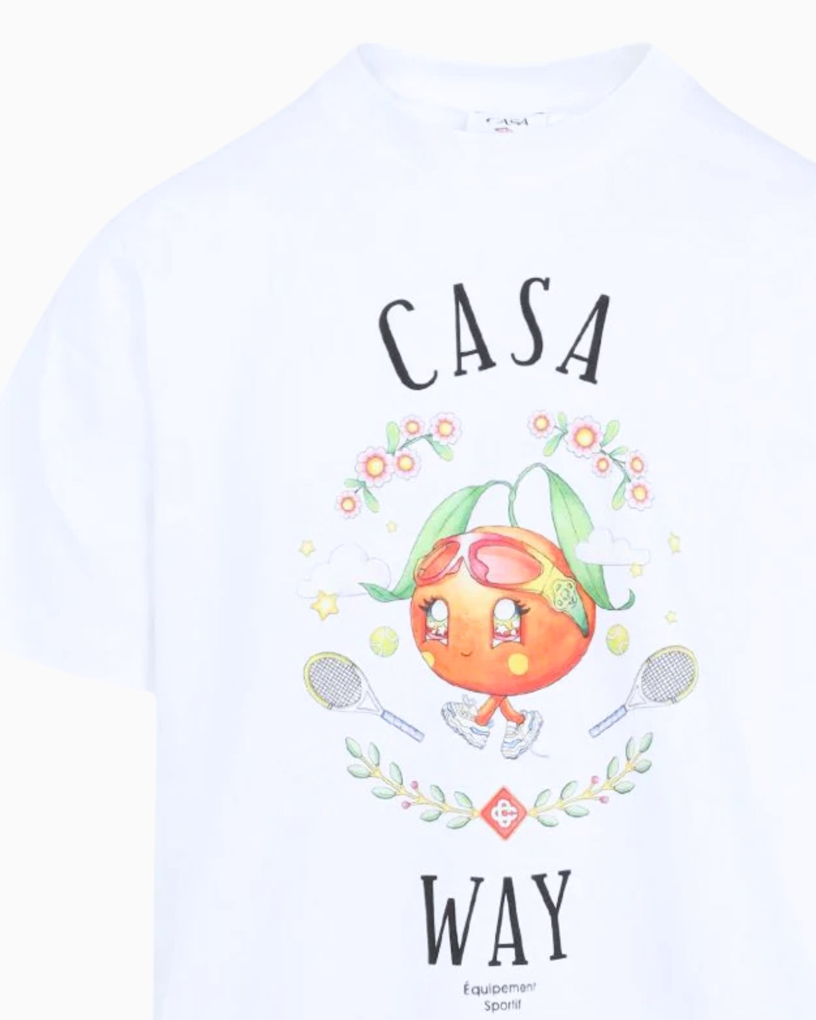 Casablanca T-Shirt MAW25JTS001/02 - SanShopLuxury - 2025, Abbigliamento, Autunno/Inverno, Bianco, Casablanca, FW25, Idoneo, L, M, New, S, T-Shirt, Uomo, XL, XXL, XXXL