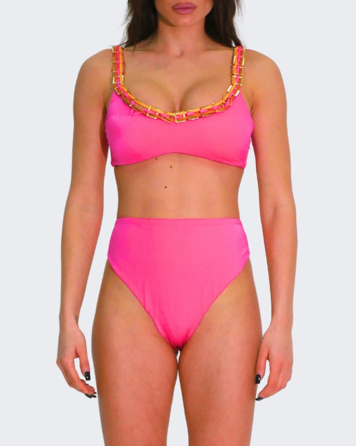 District Margherita Mazzei Costume 4FQ18-4FQ26 - SanShopLuxury - 2024, 2°, 3°, 5°, Abbigliamento, Beachwear, Costume, District Margherita Mazzei, Donna, Fucsia, Idoneo, Outlet, Primavera/Estate, Rosa, SS24, Turchese