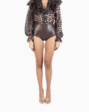 District Margherita Mazzei Short WEL60-2312 - SanShopLuxury - 2025, 40, 42, 44, Abbigliamento, Autunno/Inverno, District Margherita Mazzei, Donna, FW25, Idoneo, Marrone, New, Short