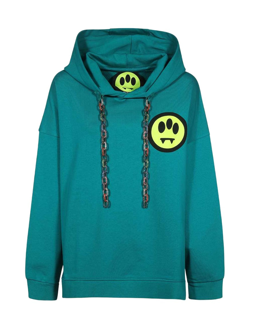 Inverno, Barrow, Con Cappuccio, Donna, Felpa, FW22, Idoneo, L, M, Outlet, Rosa, S, Verde