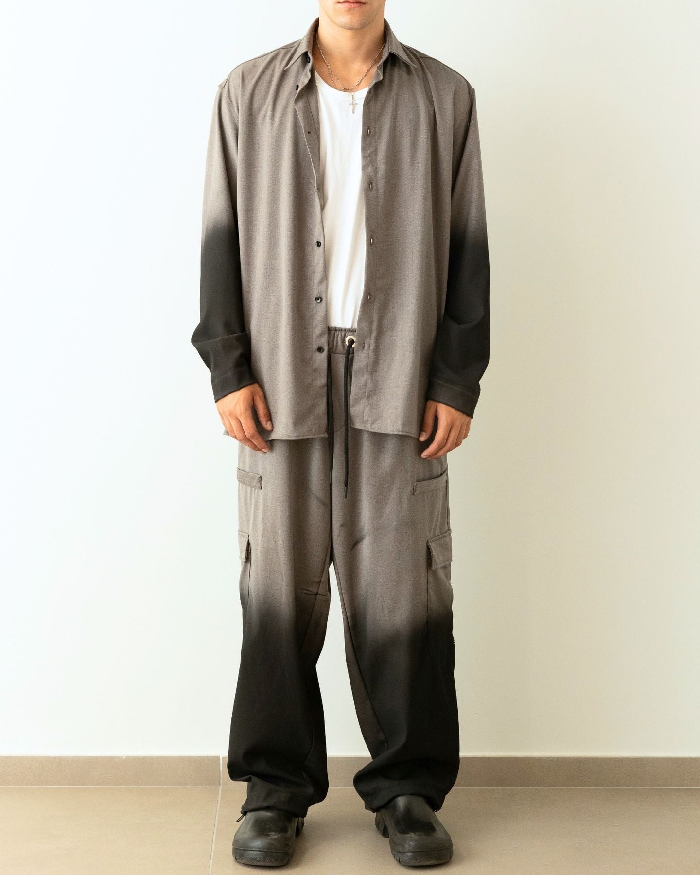 Inverno, Camicia, FW24, Gavensemble, Grigio, Idoneo, L, M, Outlet, S, Uomo, XL, XXL