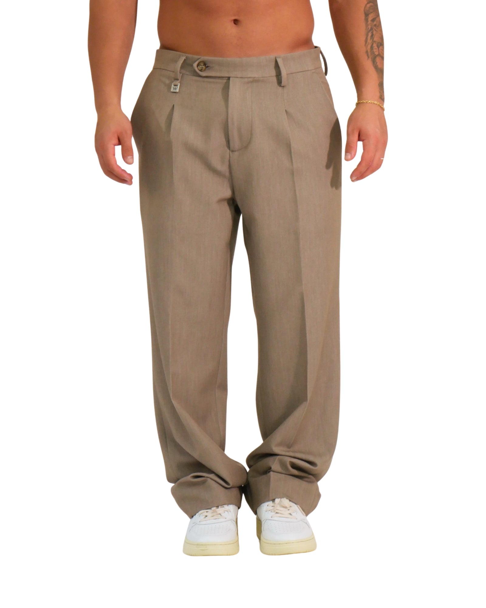Why Not Brand Pantalone PA56-BEIGE