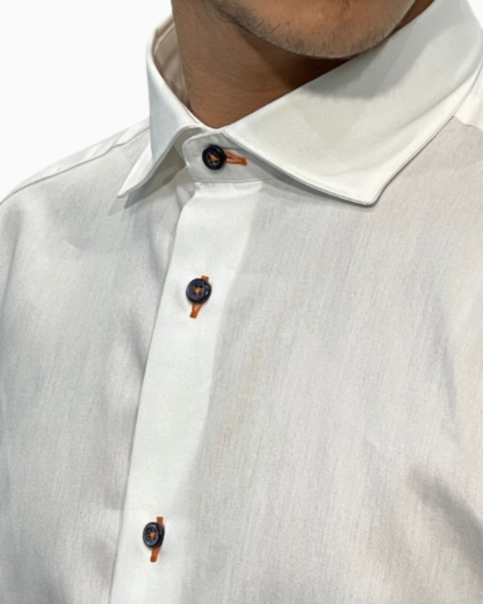 Sartoria Italiana Camicia 002-ROMA-4 - SanShopLuxury - 2019, 39, 40, 42, 43, Abbigliamento, Autunno/Inverno, Bianco, Camicia, Carry Over, Continuativo, Idoneo, New, Primavera/Estate, Sartoria Italiana, Uomo