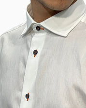 Sartoria Italiana Camicia 002-ROMA-4 - SanShopLuxury - 2019, 39, 40, 42, 43, Abbigliamento, Autunno/Inverno, Bianco, Camicia, Carry Over, Continuativo, Idoneo, New, Primavera/Estate, Sartoria Italiana, Uomo