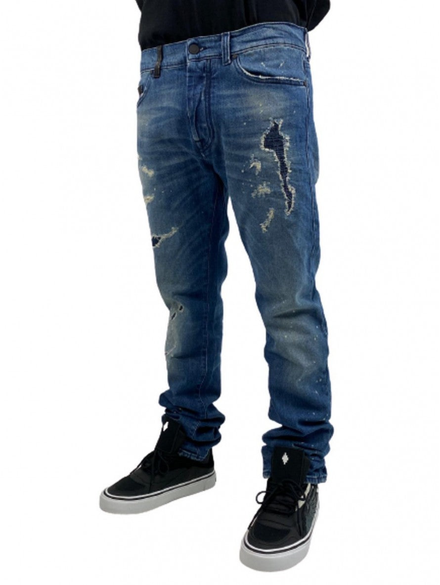 Marcelo Burlon Jeans CMCE003F16239062 - SanShopLuxury - -70%, 2016, 45, 46, Abbigliamento, Autunno/Inverno, Blu, FW16, Jeans, Marcelo Burlon, Outlet, Uomo