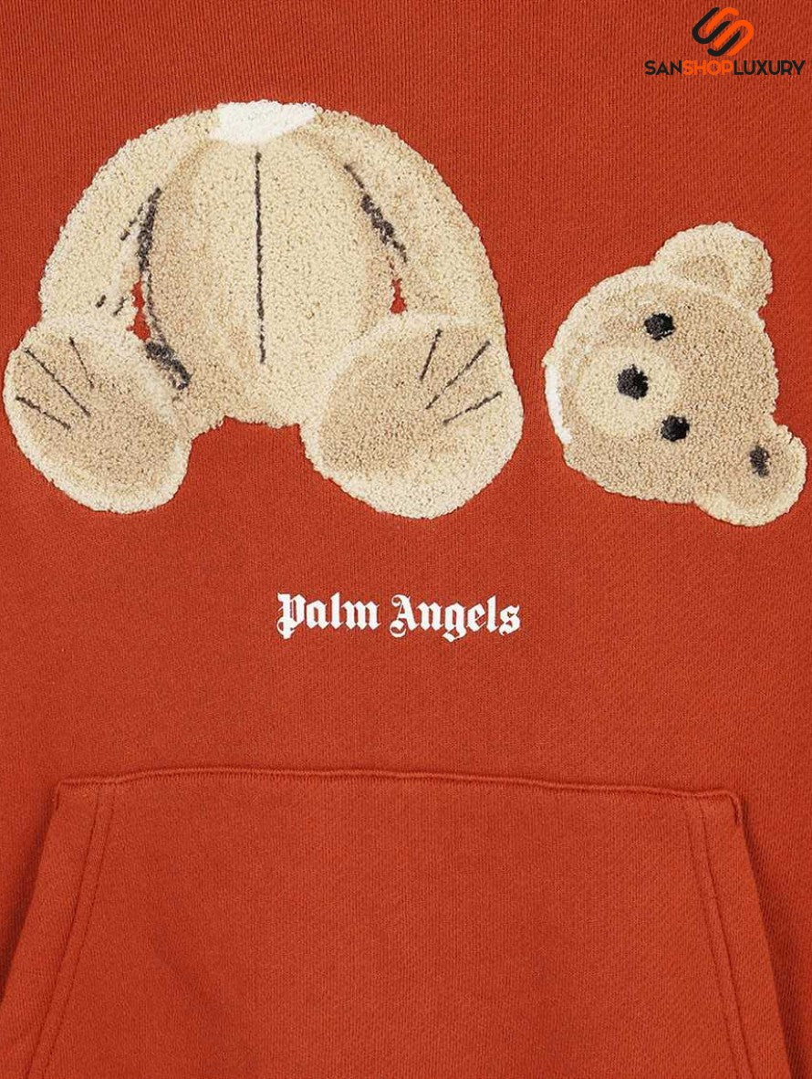 Felpa Palm Angels PMBB058F21FLE007 - SanShopLuxury - -50%, 2021, Abbigliamento, Autunno/Inverno, Beige, Carry Over, Con Cappuccio, Felpa, Idoneo, L, M, Marrone, Nero, Outlet, Palm Angels, Uomo, XL