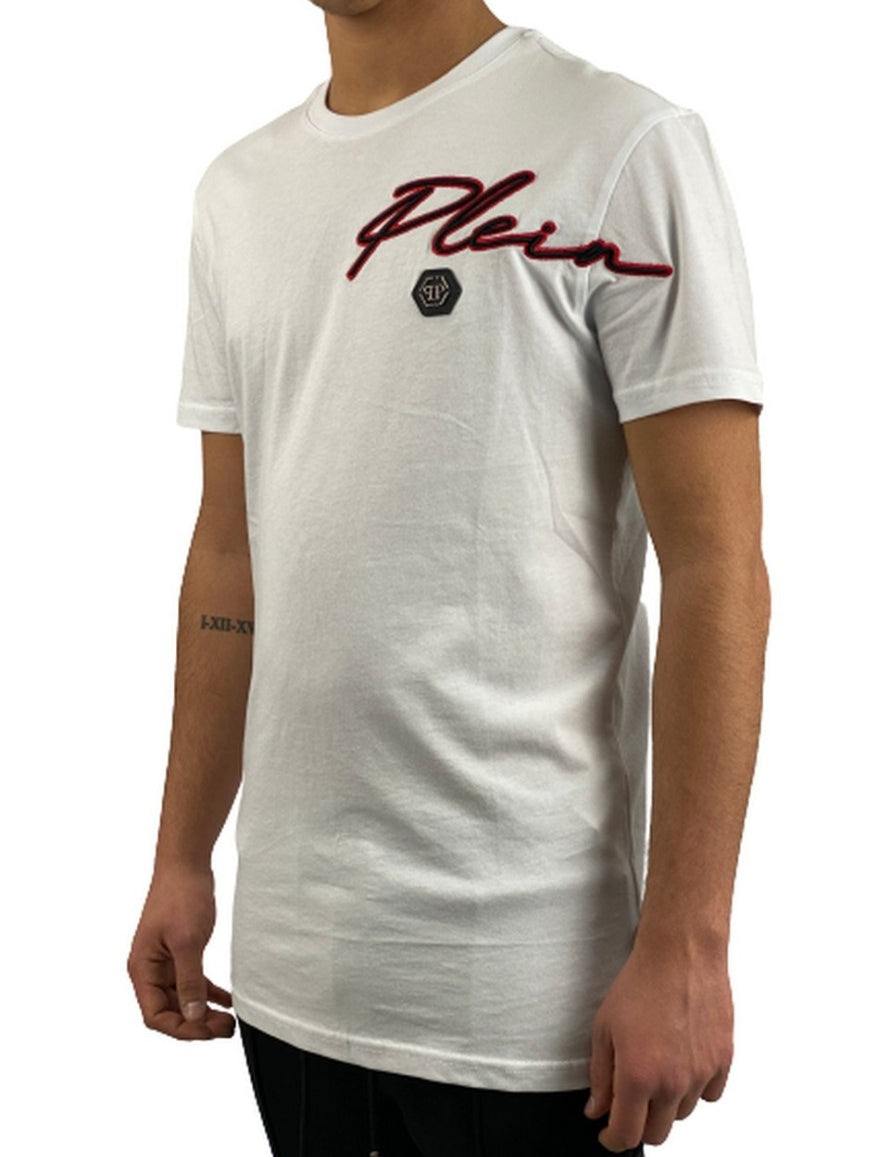 Inverno, Bianco, FW20, L, M, Nero, Outlet, Philipp Plein, Rosso, S, T-Shirt, Uomo, XL, XXL